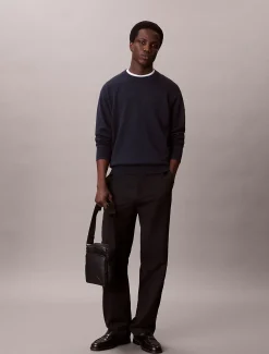Calvin Klein Reporter Bag mit geprägtem Monogramm^Herren Umhängetaschen & Schultertaschen|Taschen
