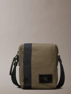 Calvin Klein Reporter-Bag aus Canvas^Herren Umhängetaschen & Schultertaschen|Taschen