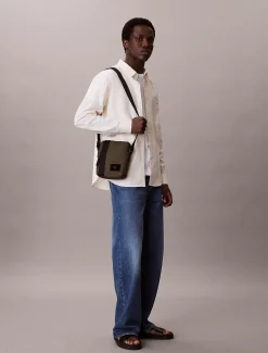 Calvin Klein Reporter-Bag aus Canvas^Herren Umhängetaschen & Schultertaschen|Taschen