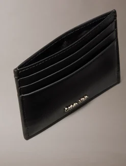 Calvin Klein RFID-Kartenetui aus Leder mit Logo^Herren Geldbörsen & Kartenetuis