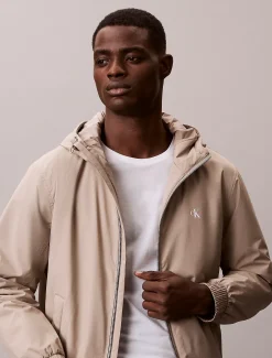 Calvin Klein Ripstop-Jacke mit Kapuze^Herren JackenFrisch Eingetroffen
