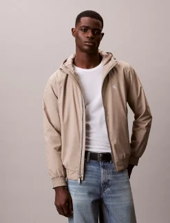Calvin Klein Ripstop-Jacke mit Kapuze^Herren JackenFrisch Eingetroffen