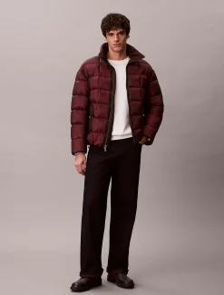 Calvin Klein Ripstop-Steppjacke mit Stehkragen^Herren Stepp Jacken|JackenFrisch Eingetroffen