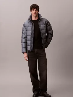 Calvin Klein Ripstop-Steppjacke mit Stehkragen^Herren Stepp Jacken|JackenFrisch Eingetroffen