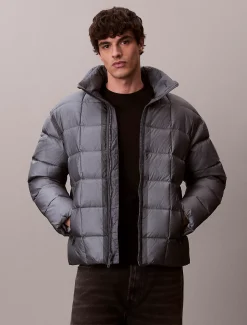 Calvin Klein Ripstop-Steppjacke mit Stehkragen^Herren Stepp Jacken|JackenFrisch Eingetroffen
