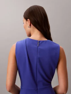 Calvin Klein Ärmelloses Krepp-Kleid mit Stretchanteil^Damen Kleider & Röcke