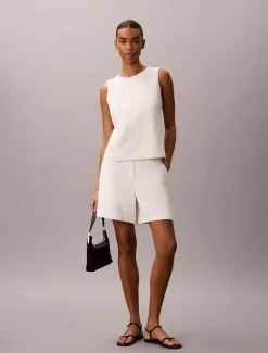 Calvin Klein Ärmelloses Top mit Struktur^Damen Hemden & Blusen