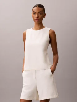 Calvin Klein Ärmelloses Top mit Struktur^Damen Hemden & Blusen