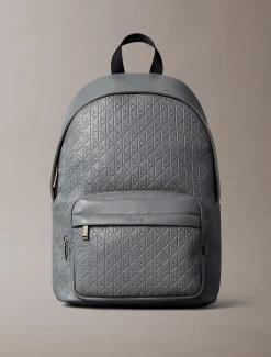 Calvin Klein Rucksack mit Emblem-Logo-Prägung^Herren RucksäckeFrisch Eingetroffen|Taschen