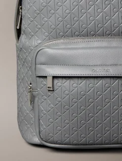 Calvin Klein Rucksack mit Emblem-Logo-Prägung^Herren RucksäckeFrisch Eingetroffen|Taschen