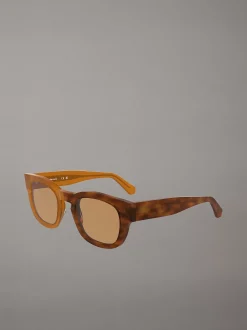 Calvin Klein Runde Sonnenbrille CKJ25601S^Damen Sonnenbrillen|BademodeFrisch Eingetroffen