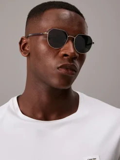 Calvin Klein Runde Sonnenbrille CK23125S^Damen Sonnenbrillen|Sonnenbrillen