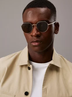 Calvin Klein Runde Sonnenbrille CK23125S^Damen Sonnenbrillen|Sonnenbrillen