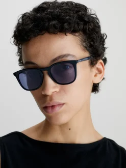 Calvin Klein Runde Sonnenbrille CK23501S^Damen Sonnenbrillen|Sonnenbrillen