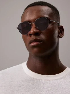Calvin Klein Runde Sonnenbrille CK23125S^Damen Sonnenbrillen|Sonnenbrillen