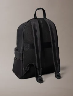 Calvin Klein Runder Rucksack aus Nylon mit Monologo^Damen Taschen & Accessoires|RucksäckeFrisch Eingetroffen
