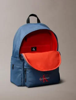 Calvin Klein Runder Rucksack aus Nylon mit Monologo^Damen Taschen & Accessoires|RucksäckeFrisch Eingetroffen