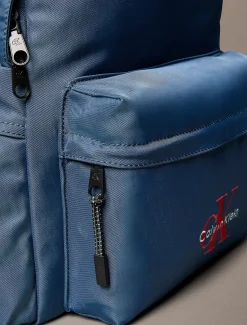 Calvin Klein Runder Rucksack aus Nylon mit Monologo^Damen Taschen & Accessoires|RucksäckeFrisch Eingetroffen