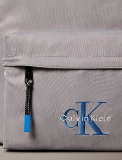 Calvin Klein Runder Rucksack aus Nylon mit Monologo^Herren RucksäckeFrisch Eingetroffen|Taschen