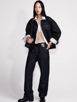 Calvin Klein 90s Asymmetric Jeans^Damen High Rise Skinny|Relaxed Boot