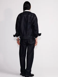 Calvin Klein 90s Asymmetric Jeans^Damen High Rise Skinny|Relaxed Boot