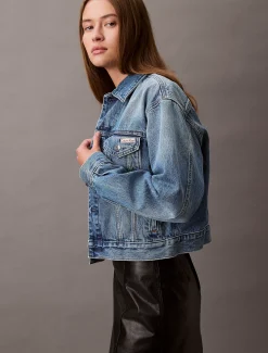 Calvin Klein 90's Jeansjacke^Damen Jeansjacken|JackenFrisch Eingetroffen