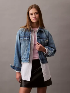 Calvin Klein 90's Jeansjacke^Damen Jeansjacken|JackenFrisch Eingetroffen