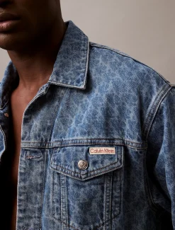 Calvin Klein 90's Logo Denim Jacket^Herren Jeansjacken|JackenFrisch Eingetroffen