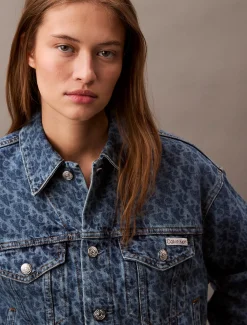 Calvin Klein 90's Logo Denim Jacket^Damen Jeansjacken|JackenFrisch Eingetroffen