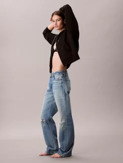 Calvin Klein 90's Straight Jeans^Damen High Rise Skinny|Mom Jeans