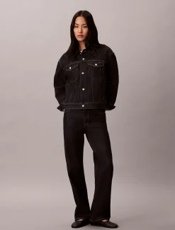 Calvin Klein 90's Straight Jeans - Lunar New Year^Damen High Rise Skinny|Relaxed Boot