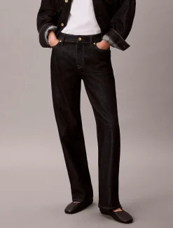 Calvin Klein 90's Straight Jeans - Lunar New Year^Damen High Rise Skinny|Relaxed Boot