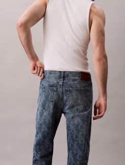 Calvin Klein 90's Straight Logo Jeans^Herren Baggy|Skinny