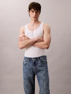 Calvin Klein 90's Straight Logo Jeans^Herren Baggy|Skinny