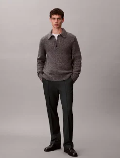 Calvin Klein 90's Straight Trousers aus Viskosegemisch^Herren Hosen & Shorts