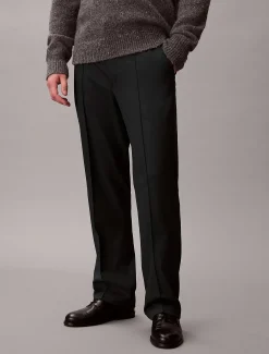 Calvin Klein 90's Straight Trousers aus Viskosegemisch^Herren Hosen & Shorts