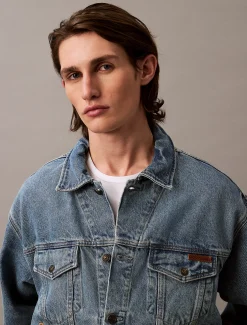 Calvin Klein 90's Trucker-Jacke^Herren Jeansjacken|JackenFrisch Eingetroffen