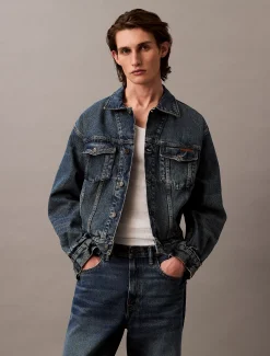 Calvin Klein 90's Trucker-Jacke^Herren Jeansjacken|JackenFrisch Eingetroffen