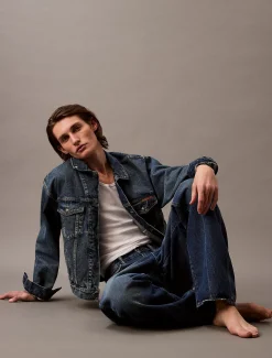 Calvin Klein 90's Trucker-Jacke^Herren Jeansjacken|JackenFrisch Eingetroffen