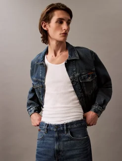 Calvin Klein 90's Trucker-Jacke^Herren Jeansjacken|JackenFrisch Eingetroffen