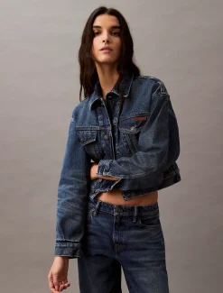 Calvin Klein 90's Trucker-Jacke^Damen Jeansjacken|JackenFrisch Eingetroffen