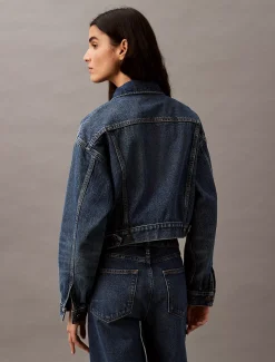 Calvin Klein 90's Trucker-Jacke^Damen Jeansjacken|JackenFrisch Eingetroffen