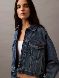 Calvin Klein 90's Trucker-Jacke^Damen Jeansjacken|JackenFrisch Eingetroffen