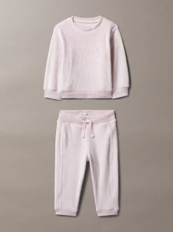 Calvin Klein Samt-Fleece-Geschenkset für Babys^Kinder Babykleidung