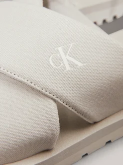 Calvin Klein Sandalen aus Canvas^Herren SandalenFrisch Eingetroffen