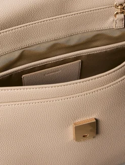 Calvin Klein Satchel-Tasche mit genarbter Oberfläche^Damen SchultertaschenFrisch Eingetroffen|Taschen