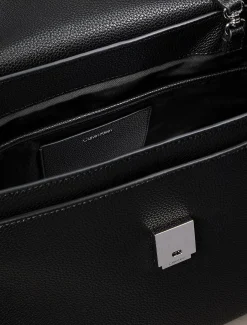 Calvin Klein Satchel-Tasche mit genarbter Oberfläche^Damen SchultertaschenFrisch Eingetroffen|Taschen