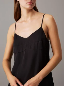 Calvin Klein Satin-Slipkleid mit Bustier^Damen Kleider & Röcke