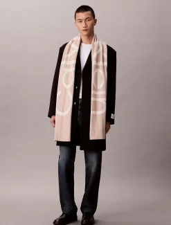 Calvin Klein Schal aus Wolle-Kaschmir-Mix^Damen Schals & Handschuhe|Schals & Handschuhe