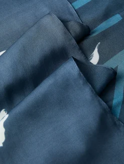 Calvin Klein Schal mit quadratischem Blumenlogo^Damen Schals & Handschuhe